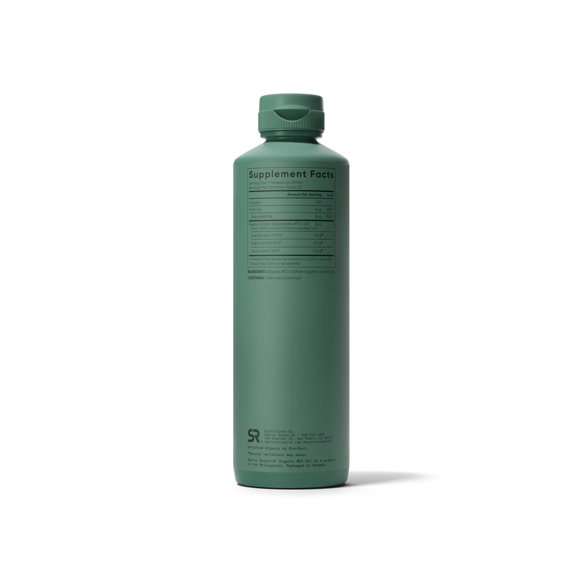 Unflavored / 32 OZ / C8, C10, C12