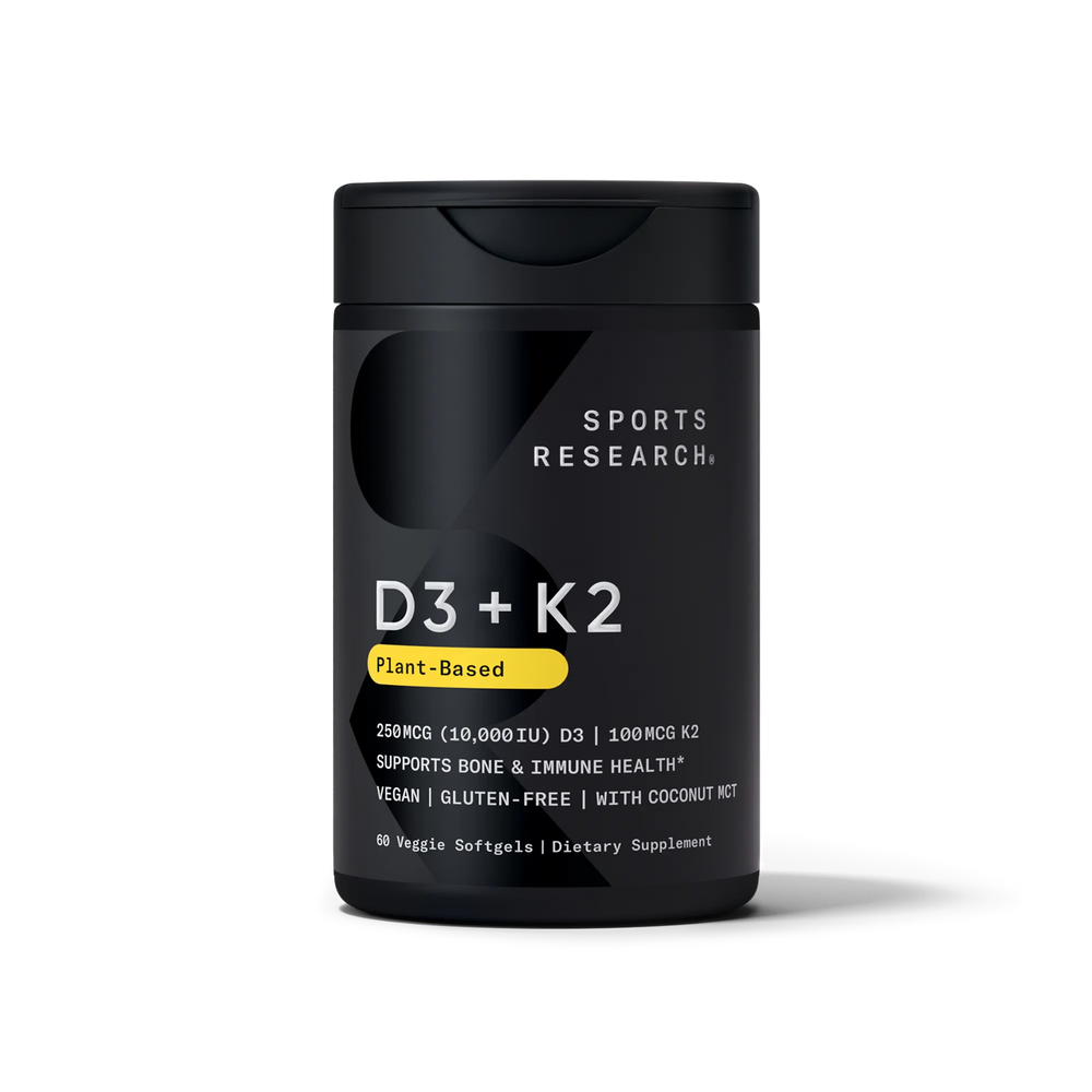250 MCG (10,000 IU) D3 / 100 MCG K2 / 60 Plantgel™ Capsules